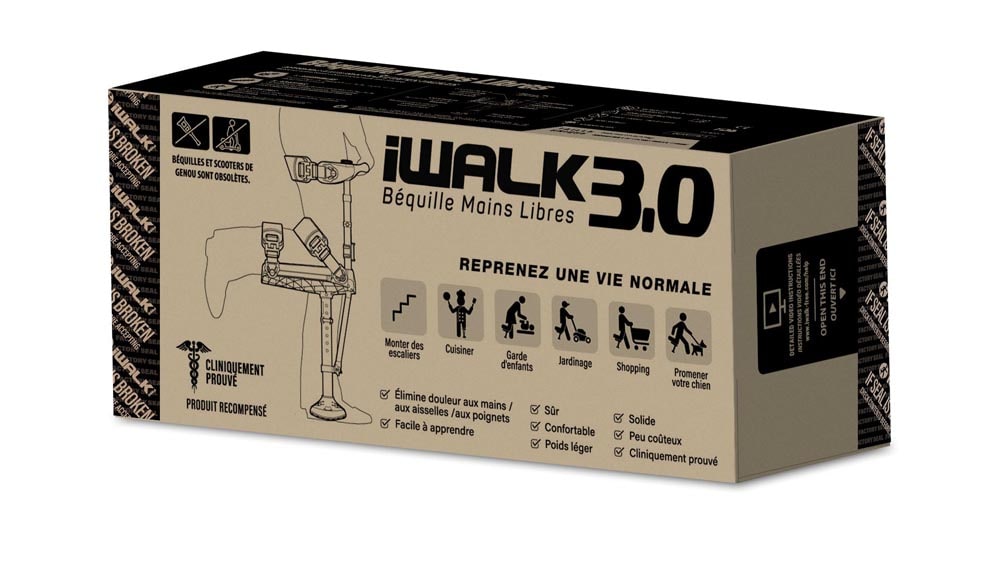 Костыль под колено iWALK 3.0 Свободные руки — изображение 5